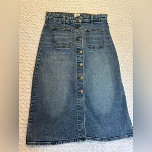 Wonderly High-Rise Women’s Denim Skirt Size 6